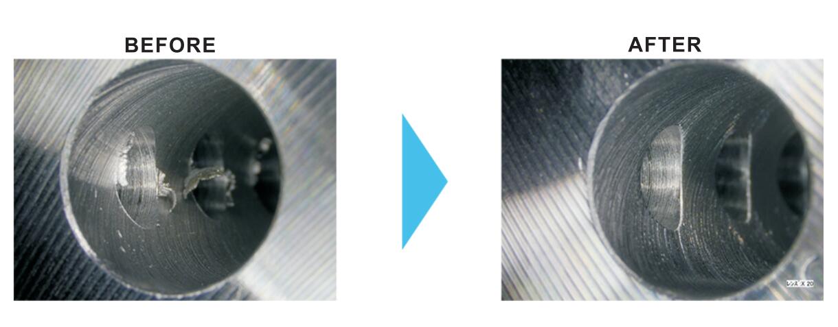 锐必克内孔刷效果对比