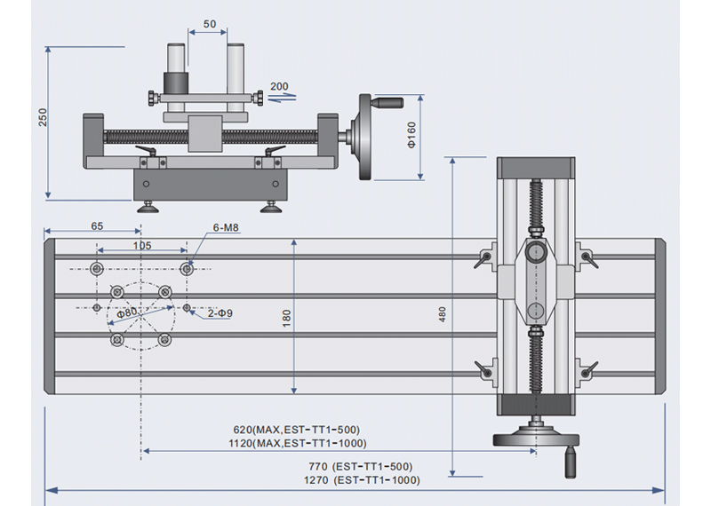 EST-TT1卧式力矩测试台平面图.jpg EST-TT1卧式力矩测试台平面图.jpg