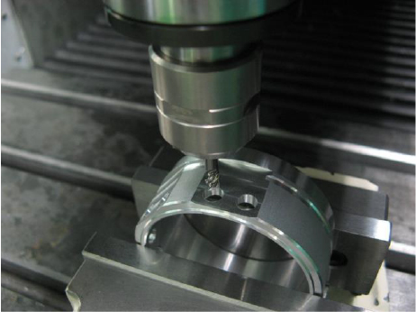 φ4.0mm仿形加工(铝铸件)